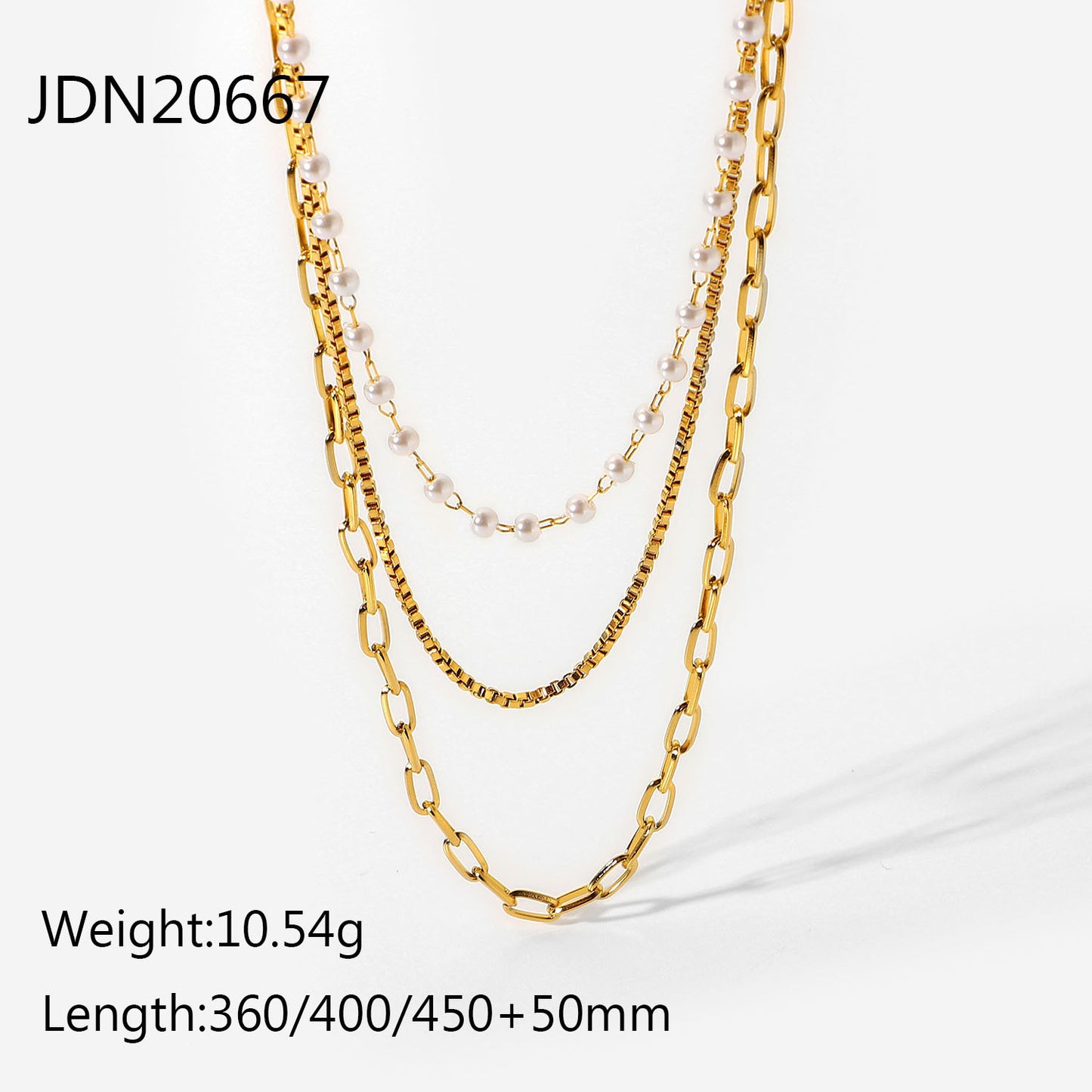 Jewelry Fashion Simple Style Geometric Stainless Steel Titanium Steel Plating Necklace